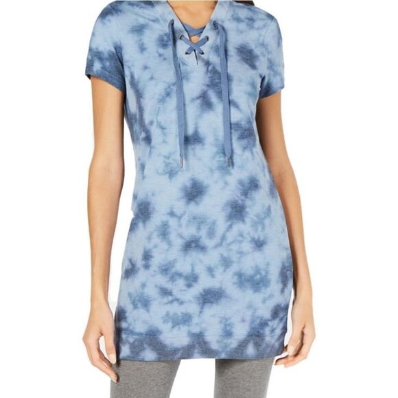 Ideology Women's Tie Dye Casual Tunic Top - Picture 1 of 5